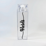 Personalised Clear Acrylic 1 Litre Drink Bottle