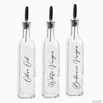 Labels for 500ml Glass Oil Bottle