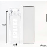 Personalised Clear Acrylic Drink Bottle