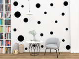 Irregular Circle Removable Wall Decal