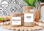 Pantry Labels | Waterproof, & Tear Resistant Labels