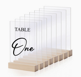 Acrylic Wedding Table Signage Package