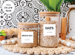 Pantry Labels | Waterproof, & Tear Resistant Labels