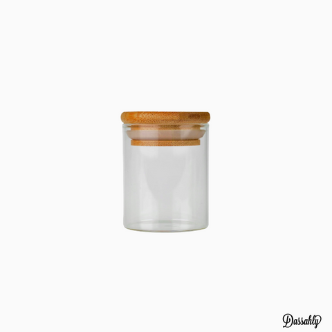 75ml Bamboo Spice Jar with Label