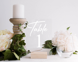 Acrylic Wedding Table Signage Package