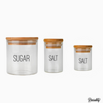 Bamboo Jar Set with Label