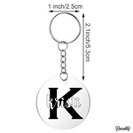 Personalised Acrylic Keyring