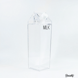 Clear Acrylic Drink/Fridge Bottle  - No Label