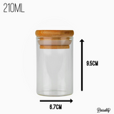 210ml Bamboo Spice Jar with Label