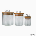 210ml Bamboo Spice Jar with Label