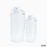 Clear Acrylic Drink/Fridge Bottle  - No Label