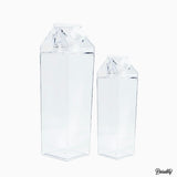 Clear Acrylic Water/Fridge Bottle With Label