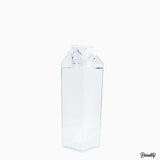 Clear Acrylic Water/Fridge Bottle With Label